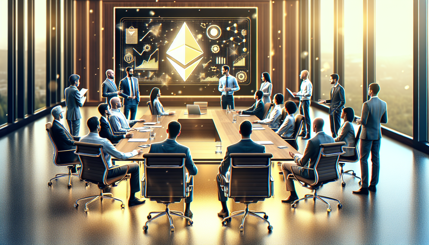 Ethereum future concept